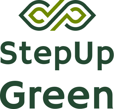 StepUp Green - Logo højt formatFarve